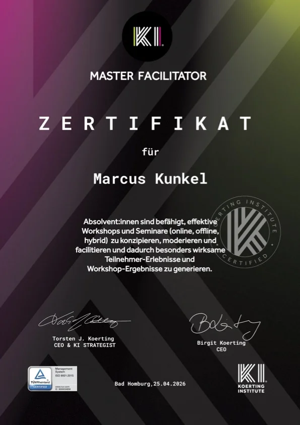 Workshop Master Facilitator — Körting Institut